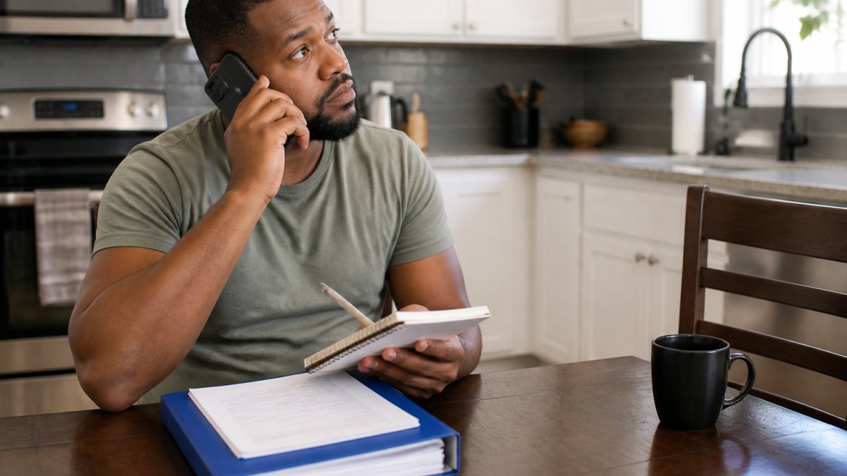 Step-by-step guide for contacting the police to retrieve a missing accident report while reviewing insurance paperwork.
